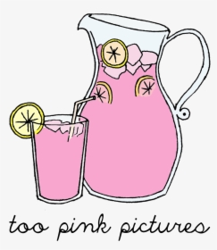 Too Pink Pictures Formatw - Strawberry Lemonade Lemonade Png Cartoon, Transparent Png, Free Download