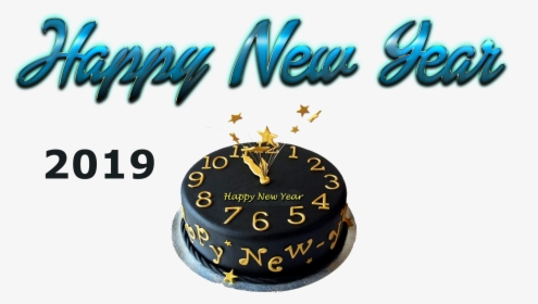 Happy New Year 2019 Cake, HD Png Download, Free Download