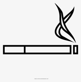 Clip Art Cigarro Clipart - Cigarette Image Drawing, HD Png Download, Free Download