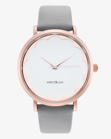 Gray - Women's Watch Grey Leather Band, HD Png Download, Free Download