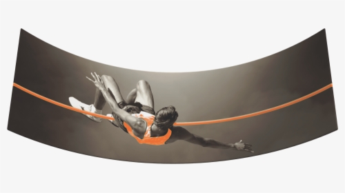 2d Curved Hanging Trade Show Banner - Extreme Sport, HD Png Download, Free Download