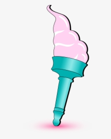 Liberty Lick - Liberty Torch - Ice Cream - Statue Of - Soy Ice Cream, HD Png Download, Free Download