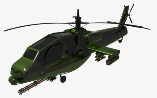 Helicóptero Apache 3d - Helicoptero Real Png, Transparent Png, Free Download