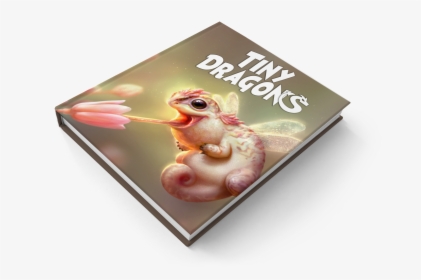 Mock Up Of The Tiny Dragons Art Book Measuring 3"x3 - Nightingale, HD Png Download, Free Download
