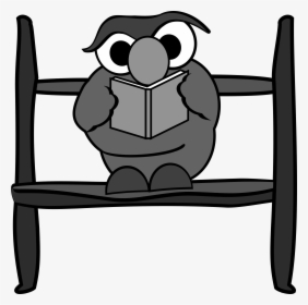 Png Stock Owl Clipartblack Com Free - Animasi Membaca Buku Png, Transparent Png, Free Download