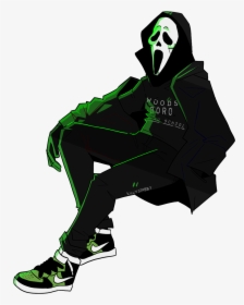 “modern Ghostface - Modern Ghost Face Costume, HD Png Download, Free Download