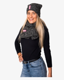 Long Winter Scarf - Beanie, HD Png Download, Free Download