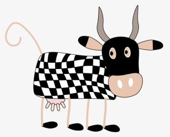 Cows Visual Effects Insert Tiger Geometry Clipartist - Cartoon Cow Thief Png, Transparent Png, Free Download