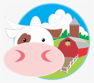 Transparent Cartoon Cow Png - Deckblatt Bauernhof, Png Download, Free Download