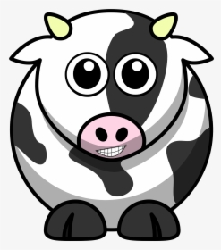 Cute Cartoon Cow Png, Transparent Png, Free Download