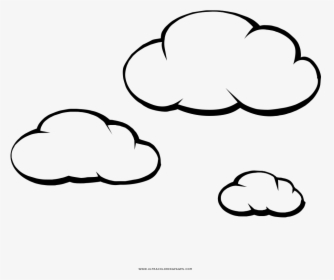 Nuvens Coloring Page - Nuvole Disegno Png, Transparent Png, Free Download