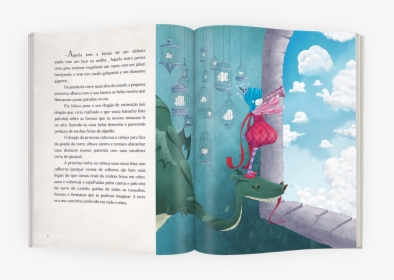 Princesa Pg 06 E 07 Copy - Livro A Princesa E O Pescador De Nuvens, HD Png Download, Free Download