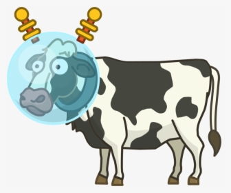 Spacecow - Cow In Space Png, Transparent Png, Free Download
