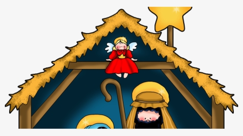 Transparent Reyes Magos Png - Nativity Clipart, Png Download, Free Download
