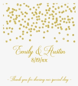 Gold Confetti - Transparent Background Confetti Gold Png, Png Download, Free Download