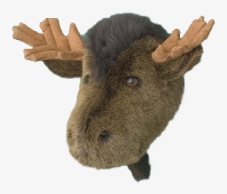 Moose Head Stuffed Animal Wall Mount Hunter Nursery - Stuffed Toy, HD Png Download, Free Download