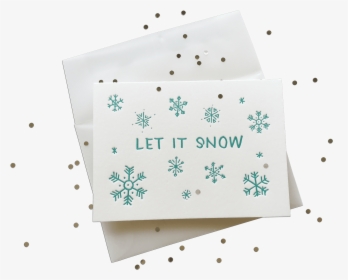Confetti Let It Snow Splash - Paper, HD Png Download, Free Download