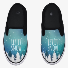 Let It Snow Slip-on Shoe - Slip-on Shoe, HD Png Download, Free Download
