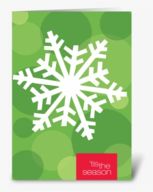 Let It Snow Greeting Card - Snowflakes, HD Png Download, Free Download