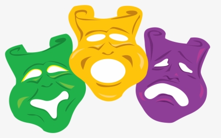 Mardi Gras Jester Face - New Orleans Cartoon, HD Png Download, Free Download