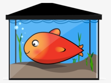 Fish Tank Clip Art - Fish In Tank Clipart, HD Png Download, Free Download