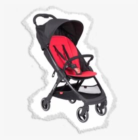 Phil And Teds Lightweight Go V1 Stroller In Cherry - Travel Pram, HD Png Download, Free Download