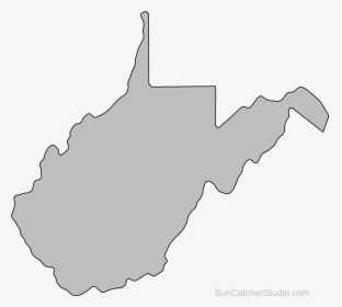 Download West State Scroll - West Virginia Charleston Map, HD Png Download, Free Download