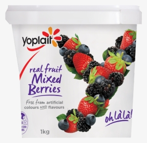 Transparent Blackberries Png - Yoplait Berries 1kg, Png Download, Free Download