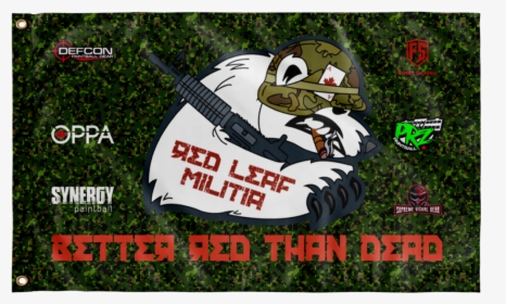 Flag, Red Leaf Militia - Danubian Federation Flag, HD Png Download, Free Download