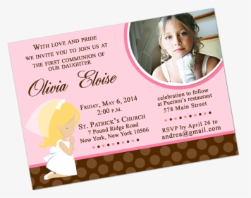 Angel Christening Invitations Blue, HD Png Download, Free Download