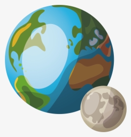 Earth Cartoon Planet - Cartoon Planets Png, Transparent Png, Free Download