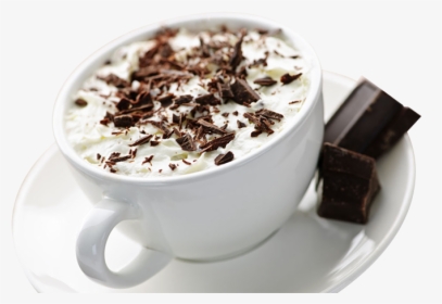 Hot Chocolate Cream Caffxe8 Mocha Milk - Non Alcoholic Beverages Coffee, HD Png Download, Free Download