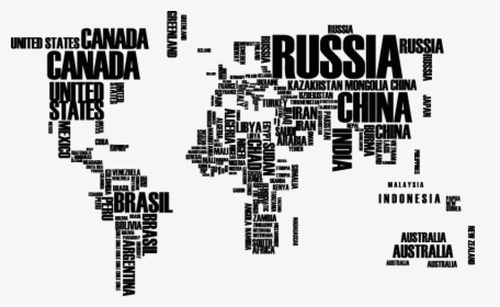 World Map Wallpaper With Country Names, HD Png Download, Free Download
