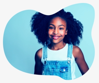 Cancer In Teens - Black Young Girl Natural Hair, HD Png Download, Free Download