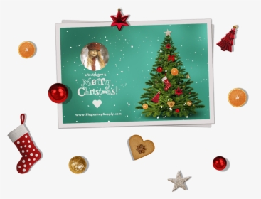 Christmas Photo Cards Templates, HD Png Download, Free Download