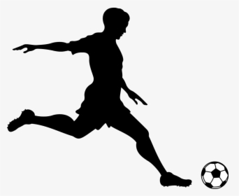 Soccer Ball Clipart Clip Art Transparent Png - Soccer Player Kicking A Ball, Png Download, Free Download