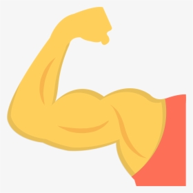 Art - Strong Arm Emoji Transparent, HD Png Download, Free Download