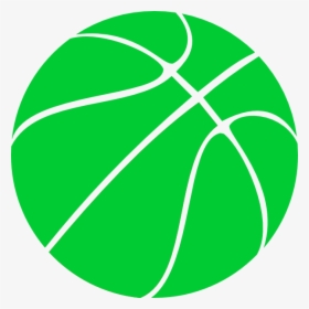 Green Basketball Clip Art At Clker - Blue Basketball Logo, HD Png Download, Free Download