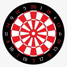 Dartboard Lost In The - Dart Board Black And White, HD Png Download, Free Download