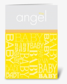 Baby Angel Greeting Card - Poster, HD Png Download, Free Download