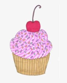 Transparent Purple Cupcakes Clipart - Cupcake Tumblr Png, Png Download, Free Download