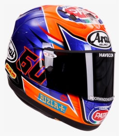 Transparent Motorcycle Helmet Clipart - 24 Lucas Mahias Arai, HD Png Download, Free Download