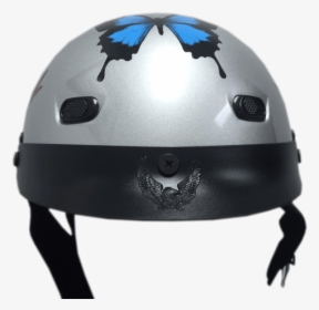 Dot Butterfly Shorty Motorcycle Helmet - Bicycle Helmet, HD Png Download, Free Download