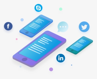 Text Messaging Image - Social Media, HD Png Download, Free Download