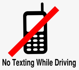 Transparent Driver Clipart - No Texting While Driving Clipart, HD Png Download, Free Download