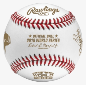 2018 Mlb World Series Dueling Boston Red Sox Los Angeles - 2018 World Series Ball, HD Png Download, Free Download