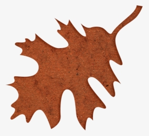 Fall Maple Leaves Clip Art - Brown Fall Leaf Clipart, HD Png Download, Free Download