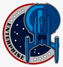 Star Trek Logo Png - Nx 01 Enterprise Patch, Transparent Png, Free Download