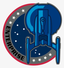 Transparent Star Trek Enterprise Png - Star Trek Enterprise Badge, Png Download, Free Download