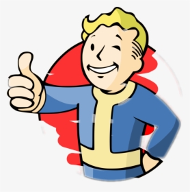 Vault Boy Thumbs Up Clipart , Png Download - Vault Boy Fallout Logo, Transparent Png, Free Download
